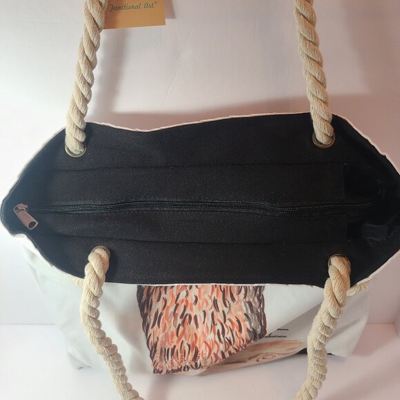 🦉 Angie Bryan Creations Owl Tote Bag – Original Artwork Print - Picture 7 of 14